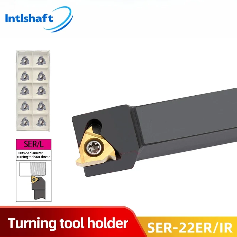 Intlshaft SER2020K22 SER2525M22 SER Lathe cutter 20mm Internal Threading Turning tool holder SEL SER2020 Carbide inserts CNC