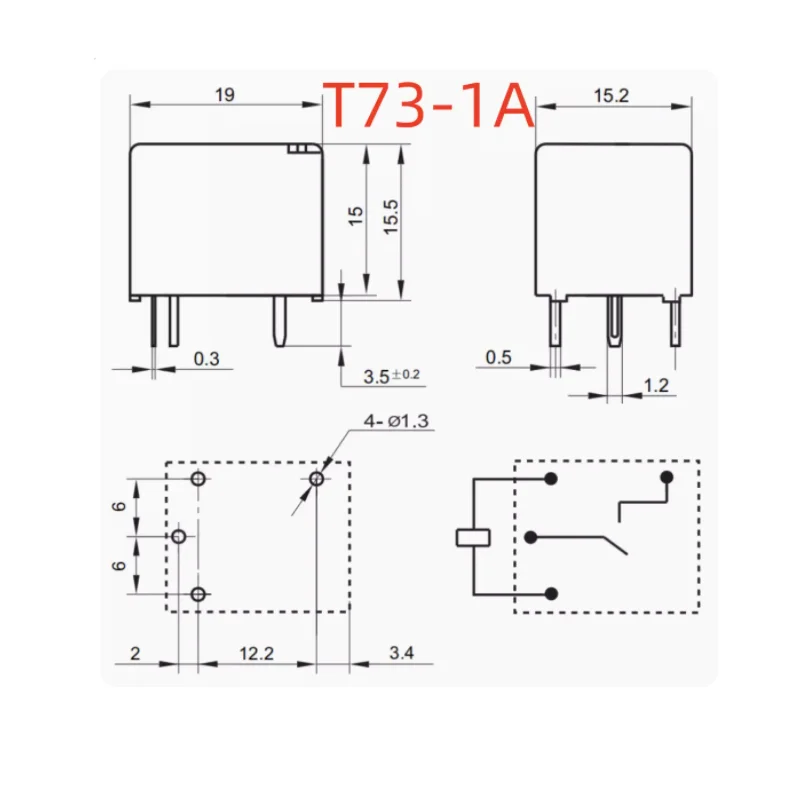 100% Original New HJR-3FF-S-H HJR-3FF-S-H-24VDC HJR-3FF-S-H-24V HJR-3FF-S-H-DC24V 10A 4PINS 5V 12V 24VDC Power Relay