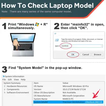Baterie pro notebooky SKOWER CS03XL pro HP EliteBook 745 755 840 848 850 G3 G4 ZBook 15u G3 G4 TA03XL 10 nejlepší prodej Baterie pro HP EliteBook 840 - №6