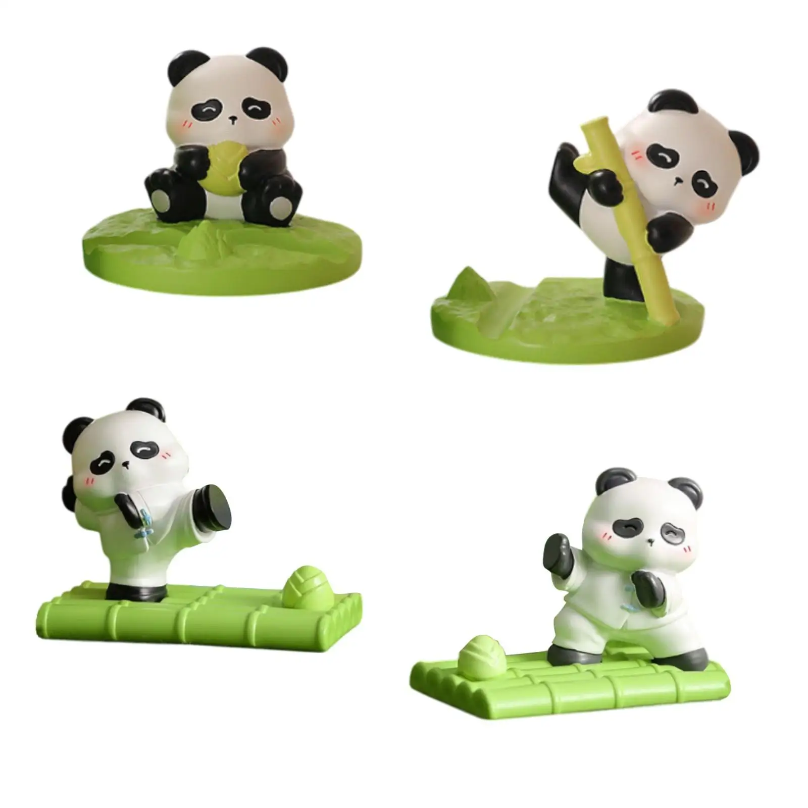 Держатель для телефона в виде панды Фигурка панды Фигурка из смолы Стильная декоративная