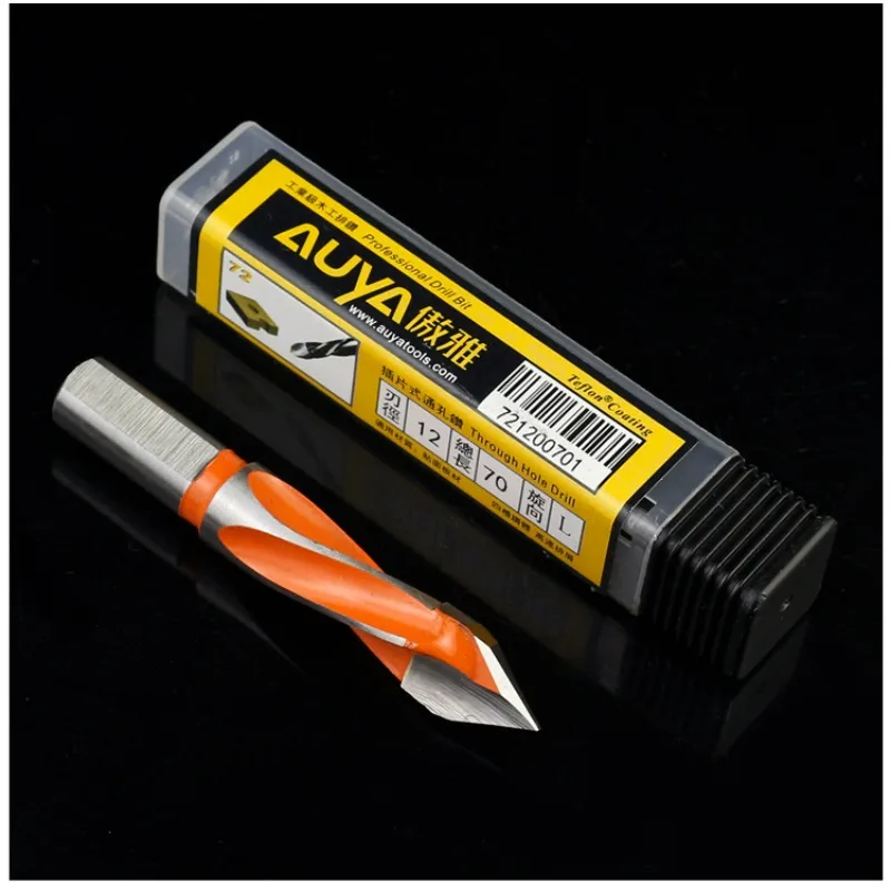 Insert Type Woodworking Alloy Drill Bit Industrial Grade V Groove Hole Drill