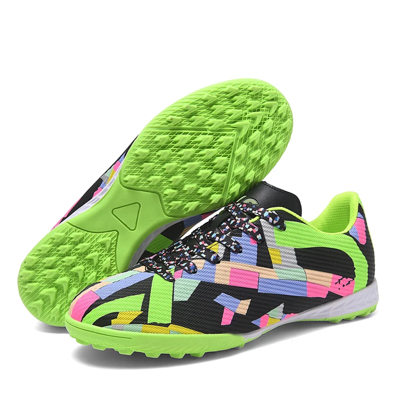 

2025 Football Shoes New Men Soccer Shoes Society Indoor Cleats Unisex Non Slip Women FG/TF Football Field Boots Sports Comfortab