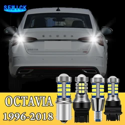 2x LED Reverse Light Backup Bulb Accessories For Skoda Octavia 1 2 3 MK1 MK2 MK3 1996-2018 2010 2011 2012 2013 2014 2015 2016