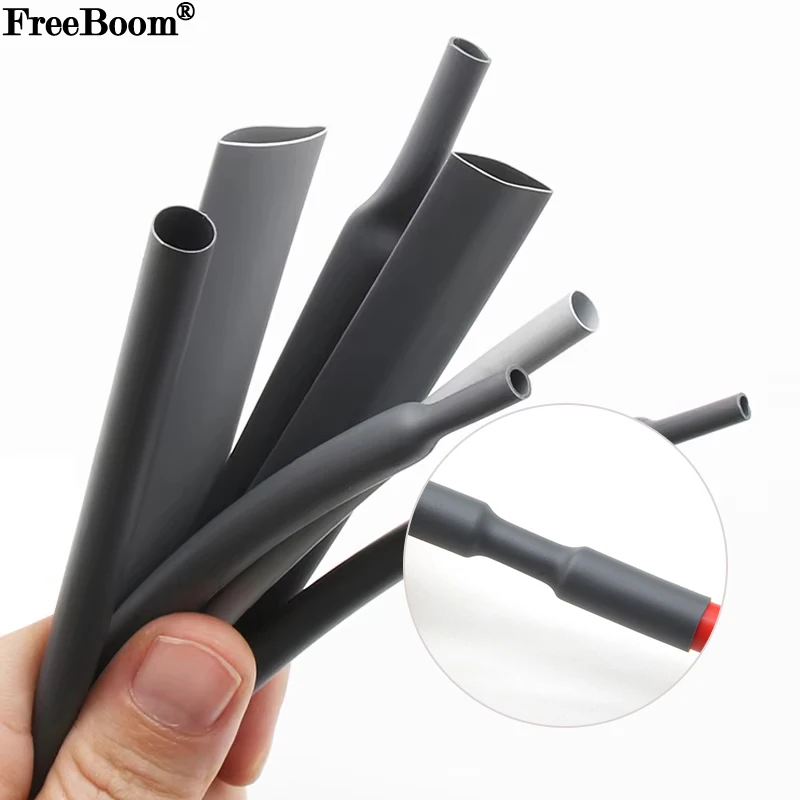 

1~10m Heat Shrink Heatshrink Tube 2:1 Grey Diameter 1mm ~ 50mm Tubing Sleeving DIY Wrap Wire Repair Cable Protecctor