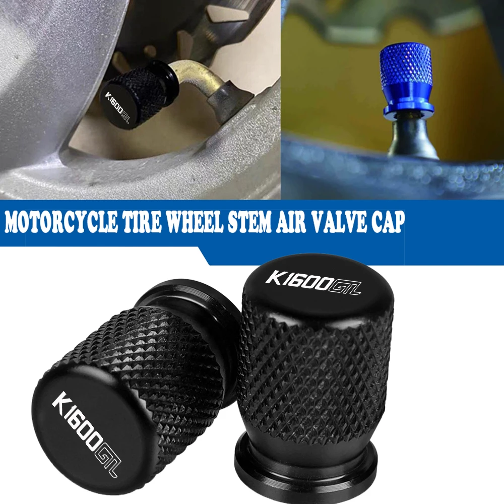 Universal Motorcycle Vehicle Wheel Tire Valve Stem Caps Covers For BMW K1600GTL K 1600 GTL 2011-2022 2021 2019 2018 2017 2016