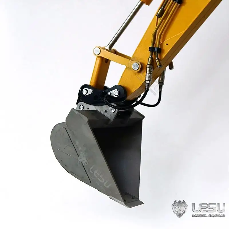 1/14 Hydraulic excavator AC360 wheel excavator small short tail for trapezoidal bucket excavator accessories