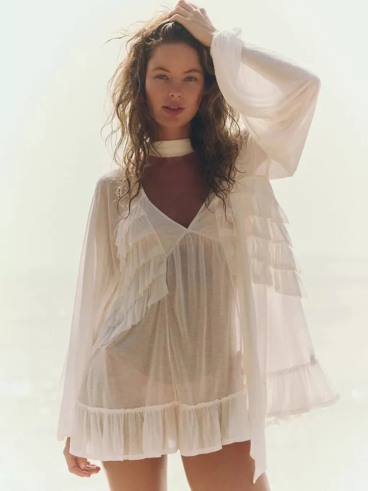 

Женский купальник, мешковатая туника, топы, накидки на бикини, платье для плавания, летняя пляжная футболка для купания, женская хлопковая блузка, пляжная одежда