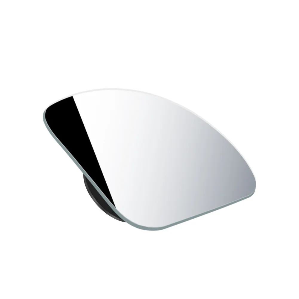 Car Blind Spot Mirror Pair Made of Optical Glass with 360 Degree Adjustable Joint for Improved Peripheral Vision While Driving