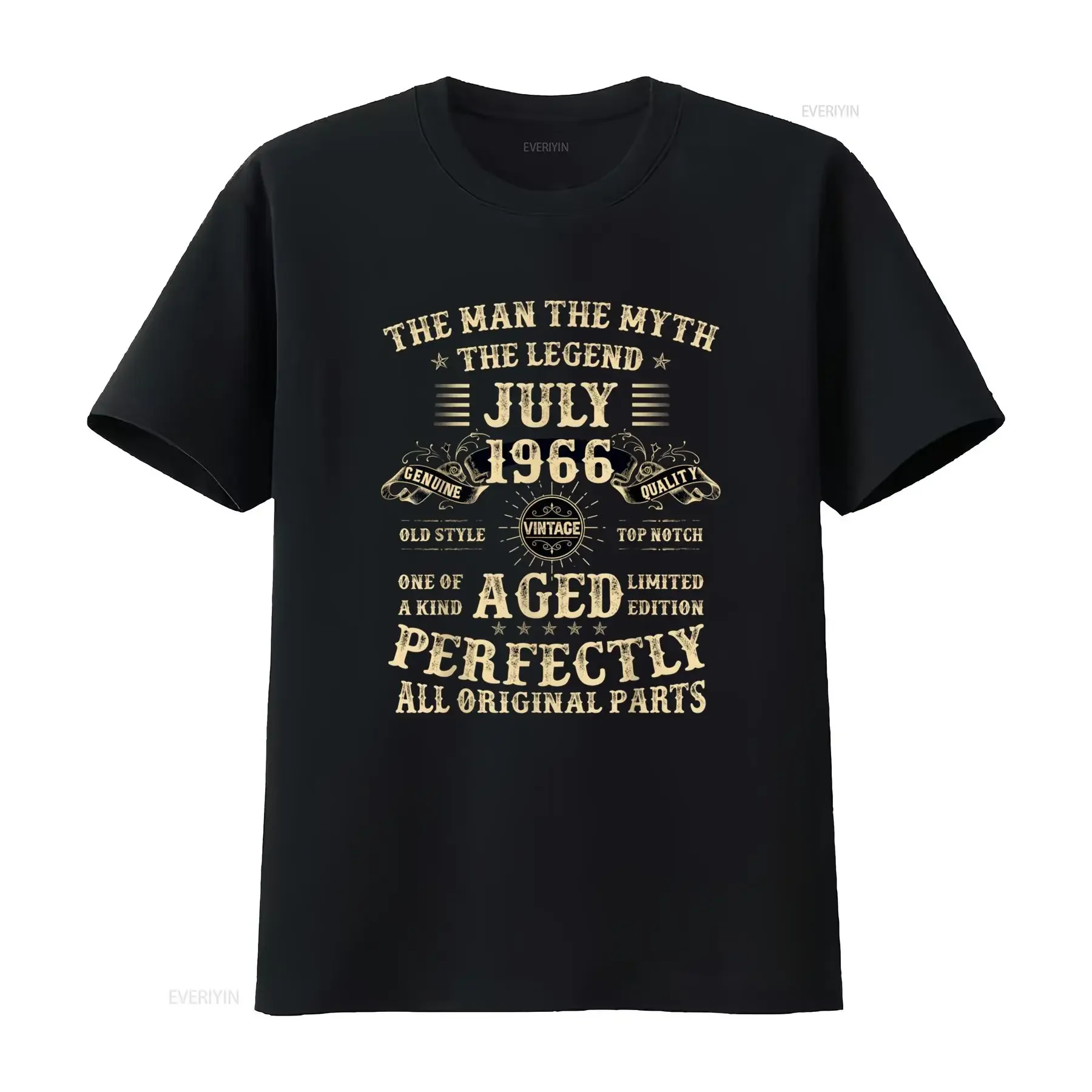 Camiseta Vintage Retro La Leyenda para Hombres Nacidos en Julio de 1966 Edición Limitada Diseño Divertido el 59º vintage homme