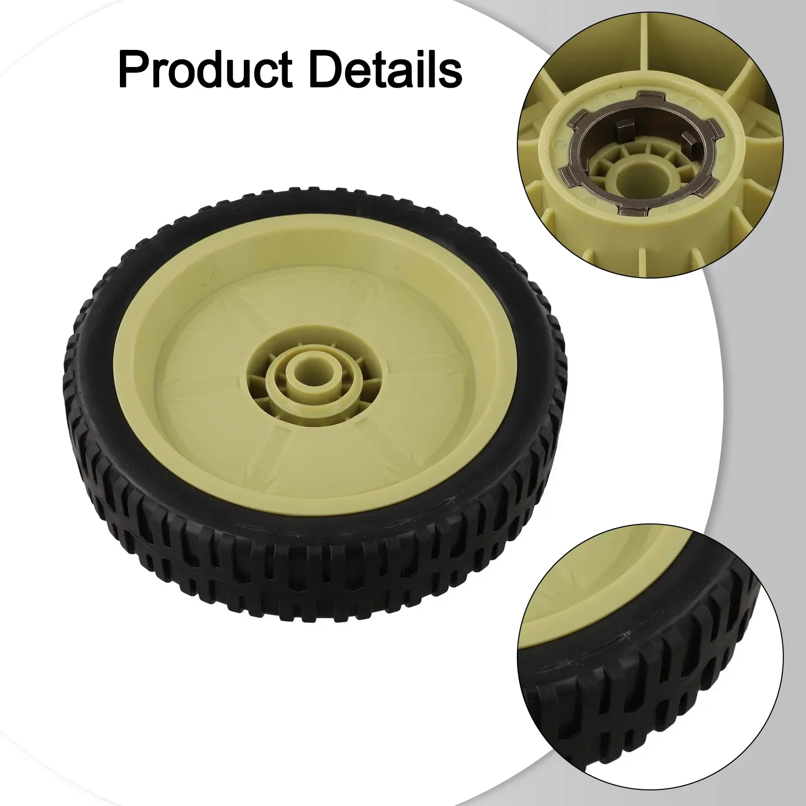 1pc 8inch Self-Propelled Lawn Mower Rear Wheel 3328131 Wheel Replacement For Honda HRJ216 HRJ215 And HRJ196 Models Garden Tools