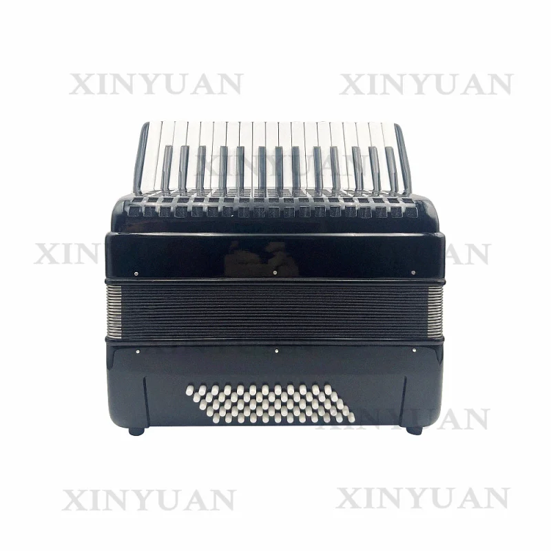 SEASOUND OEM 60 Bass Black Celluloid Piano Keyboard Accordion JP3260 Chromatic Diatonic Instrument Acordeon