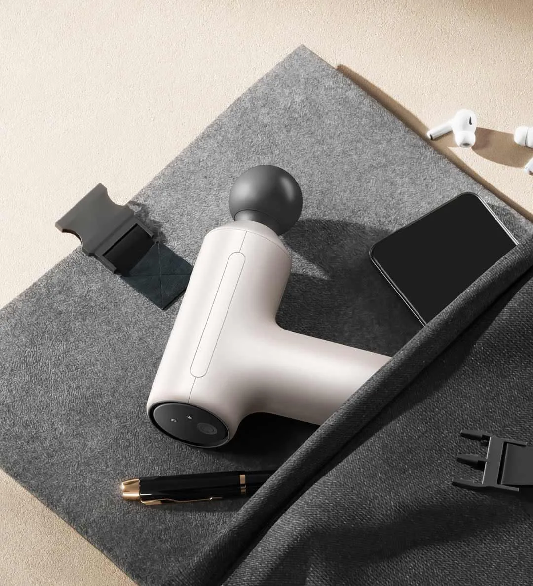 Nowy Xiaomi Mijia Hot Compress Fascia Gun H3mini Sportowy Masażer z Funkcją Gorącego Masażu i Relaksacji Mięśni Dwa w Jednym Przenośny Masażer Domowy