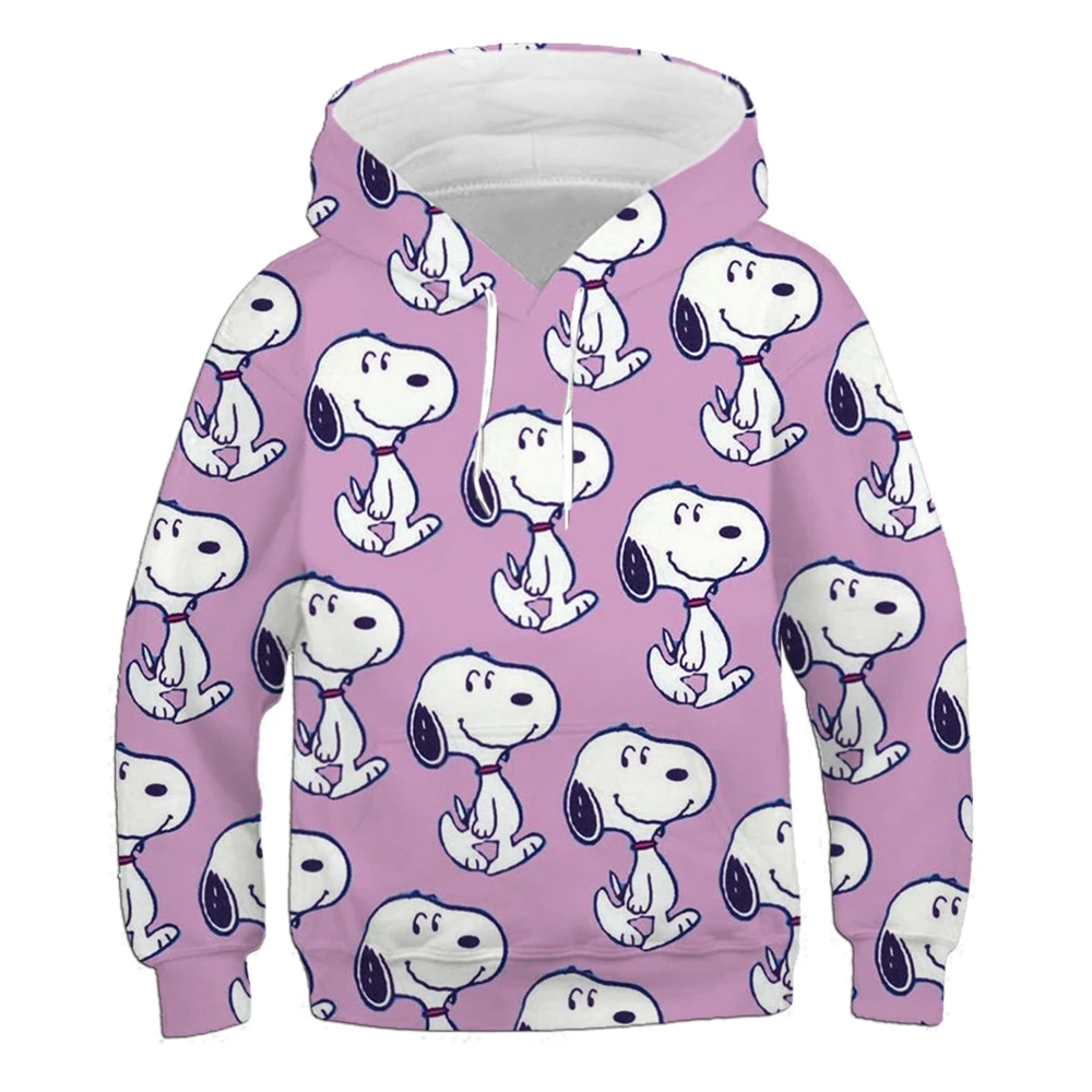 Pull imprimé Disney SnoAmendments pour garçons et filles, chemise de protection, sweat à capuche à col rond, 2 à 14 ans, automne