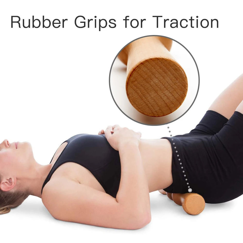 Madeira Muscle Release Tool, Ma Roller, Back Massager, Full Back Pain Relief and Spine Stretch Tool, Wood Therapy Massage Tool, 1Pc