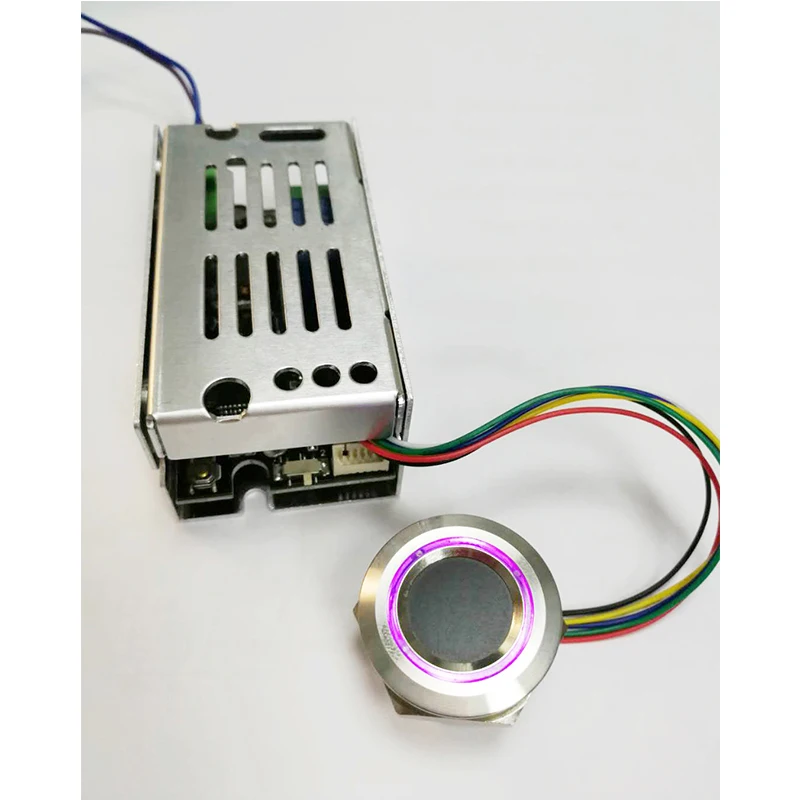 Нормально открытое реле K215-V1.3 + R503, самоблокирующаяся панель управления отпечатком пальца для контроля доступа к дверному замку мотоцикла или
