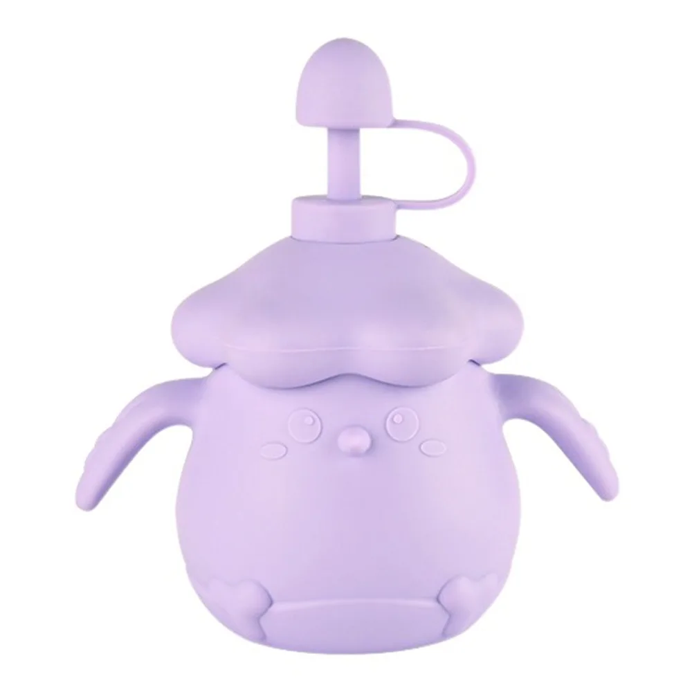 

Креативная детская тренировочная чашка, герметичная мультяшная форма, детская силиконовая чашка для кормления, мягкая силиконовая портативная соломенная бутылка для воды для малышей