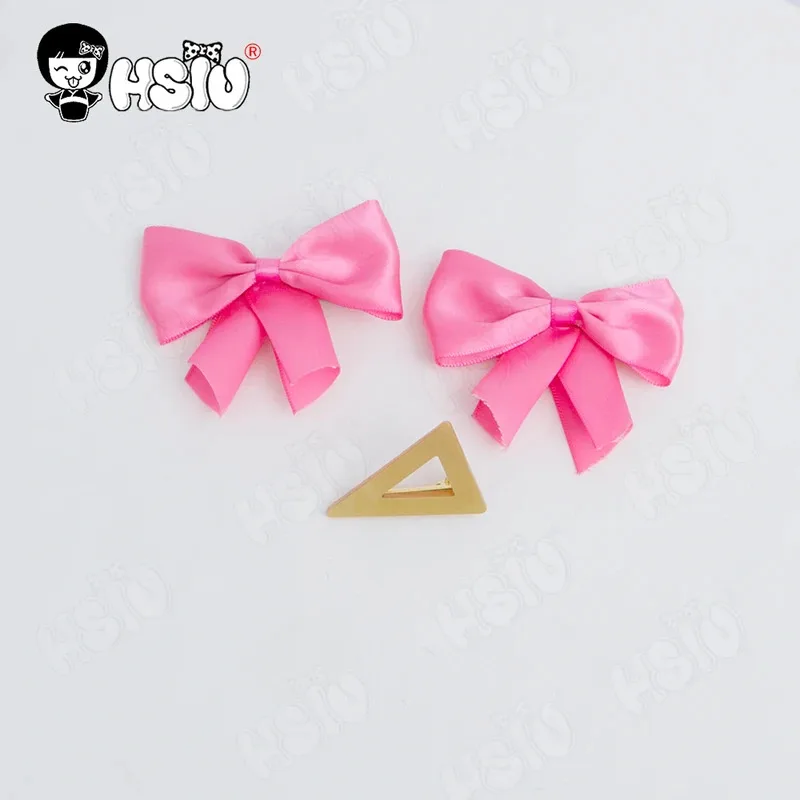 Diosa de la victoria NIKKE Cosplay Jackal Cosplay peluca HSIU 75CM beige degradado rosa pelo largo peluca sintética peluca Jackal