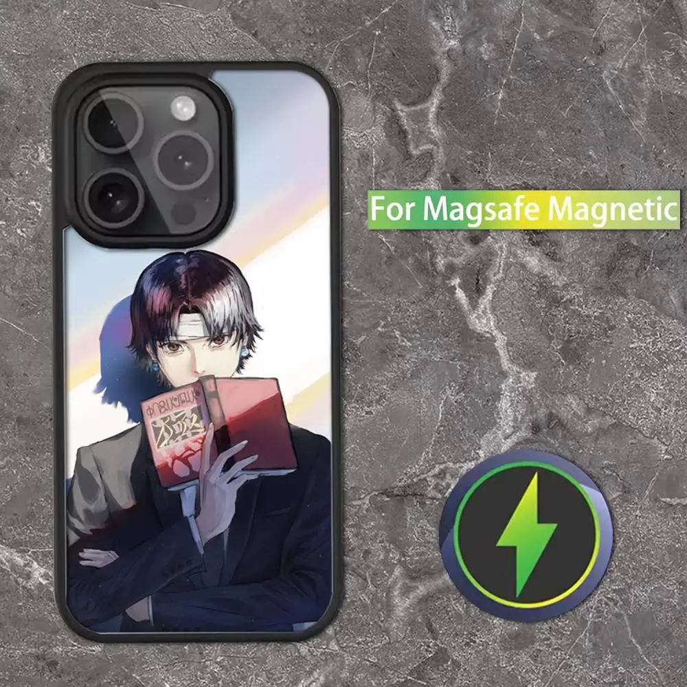 C-Chrollo L-Lucilfer Phone Case For iPhone 16,15,14,13,12,11,Pro,Max,Plus,Mini,SE Magsafe Magnetic Wireless Charging