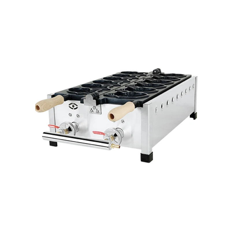 

Digital Panel Double Side Heating Taiyaki Waffle Maker Korea Electric Fish Waffle Cone Maker Gas Fish Cake Making Machine