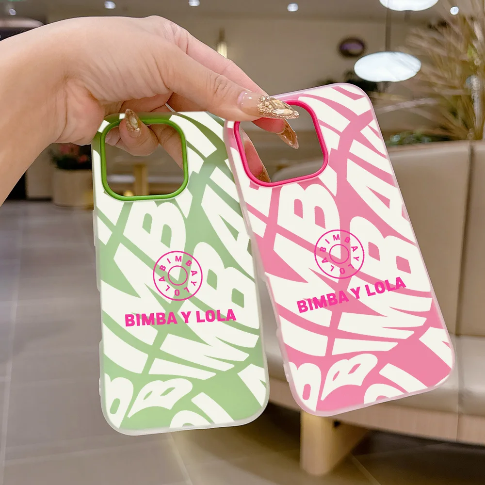 INS Spain Letter Popular Silicone Matte Candy Color 2 in 1 Phone Case for iPhone 17 Air 16e 16 15 14