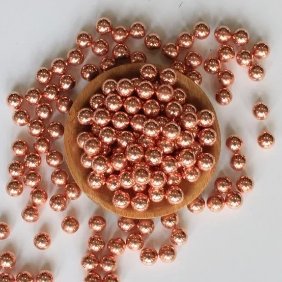 

50/100Pcs Copper Plated Bearing Steel Ball Solid Carbon Steel Bearing Balls High Precision Smooth Round Ball Bead 4.5mm Roller