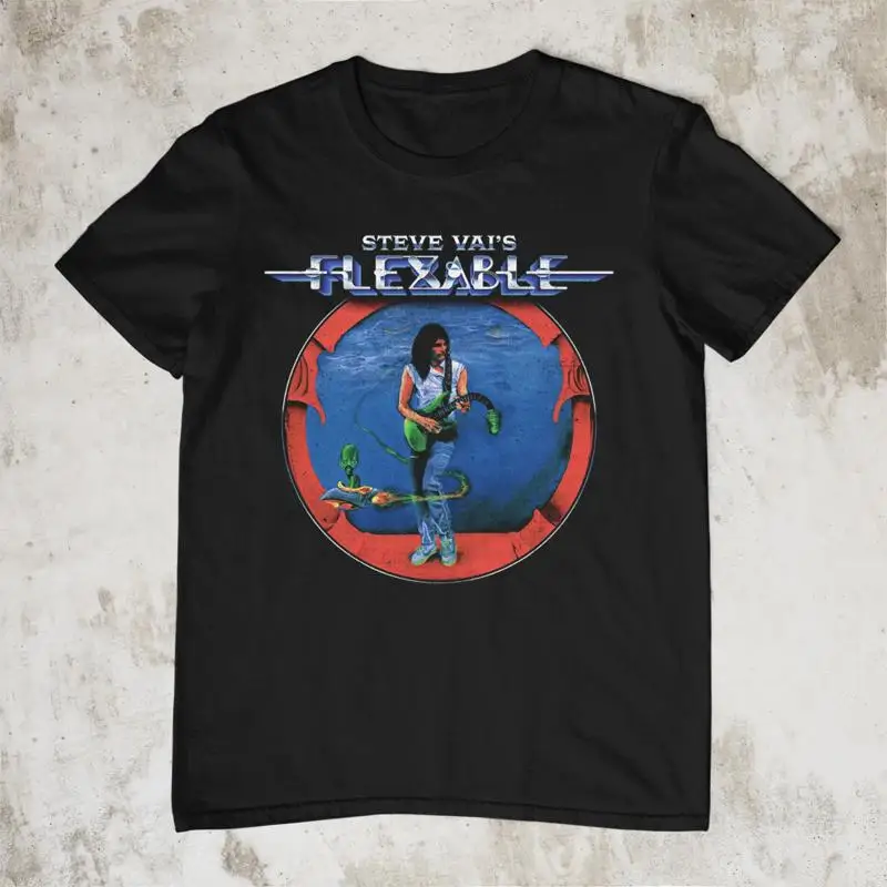 НОВАЯ классическая футболка Steve Vai Guitarist For Fan, черная, все размеры S 5XL НОВАЯ классическая футболка Steve Vai Guitarist For Fan, черная, все размеры S 5XL