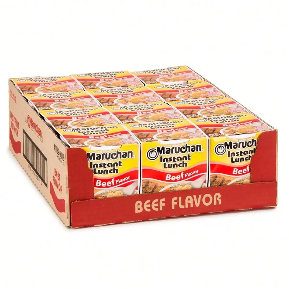 

Лапша быстрого приготовления Maruchan со вкусом курицы, 2,25 унции (упаковка из 12 штук) (4178990121)