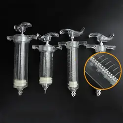 20ml 30ml 50ml 100ml Automatic Injection Veterinary Plastic Steel Syringe for Cattle Sheep Pig Poultry