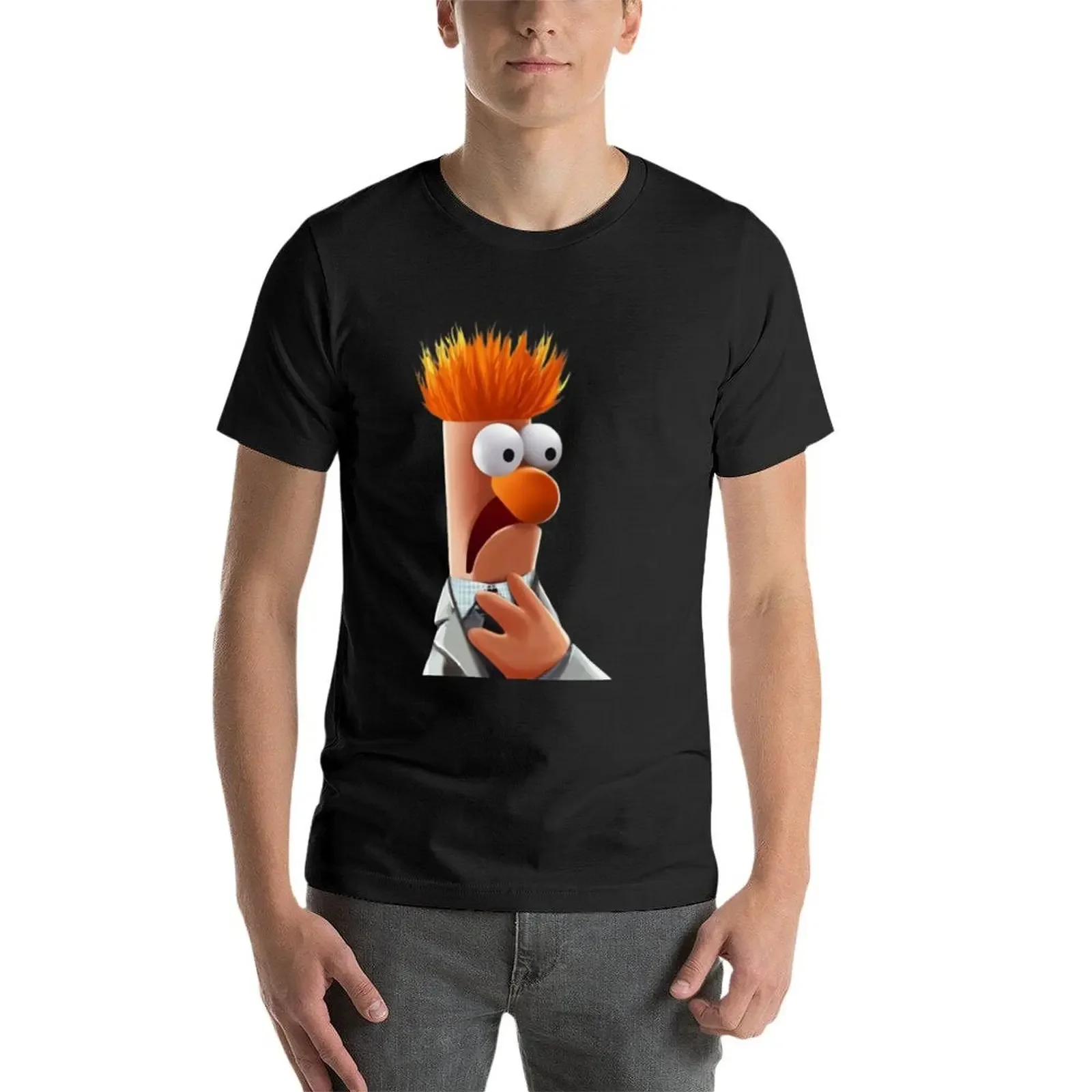 Camiseta de beaker para hombre, tops bonitos, camisas de entrenamiento sublime