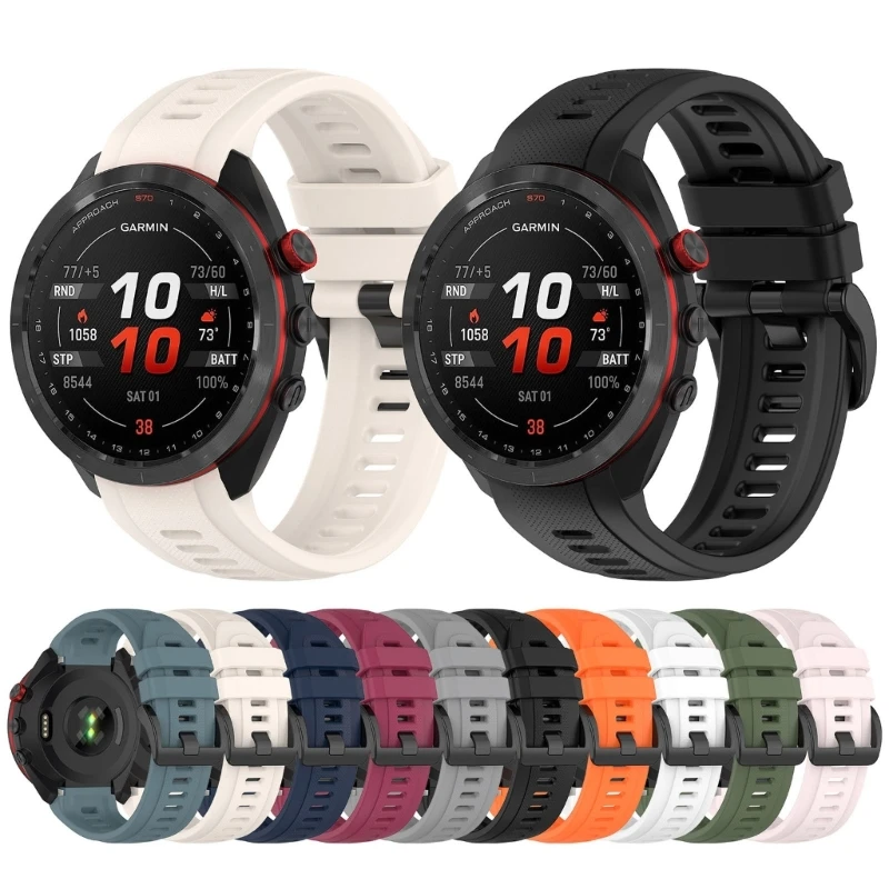 سيليكون استبدال حزام (Band) ساعة ، المعصم حزام ، معصمه ل Garmin Forerunner ، S70 Smartwatch سوار حزام ، 42 مللي متر ، 47 مللي متر ، 22 مللي متر ، 20 مللي متر