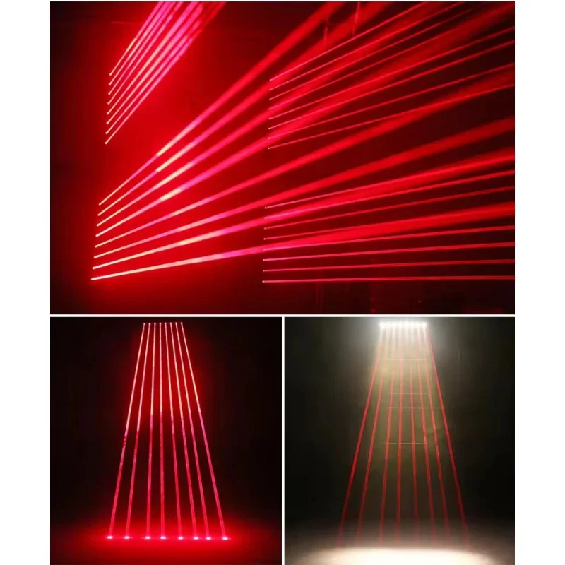 

AOPU 8 Eyes RGB Laser LED Bar Moving Head Beam Light for DJ Disco Laser Show