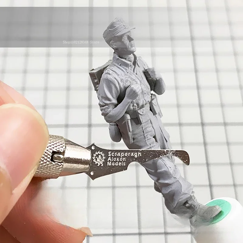 AJ0063 Science Fiction Action Figurestatue Mold Tool/Handmade DIY Engrave/Repair Rough Selvedge/shape Stainless Steel Scraper