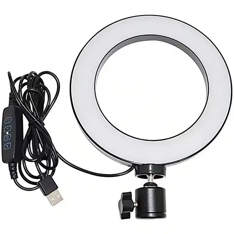 6인치 LED 사진 촬영 비디오 조명 패널 조명 사진 스튜디오 램프 키트 촬영 라이브 스트리밍 링 라이트