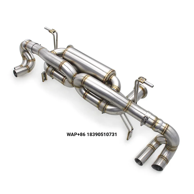 COC Super Car Sound Exhaust Pipe Valvetronic Catback Exhaust System Muffler for Gallardo 5.2 LP560 2003-2016 Stainle