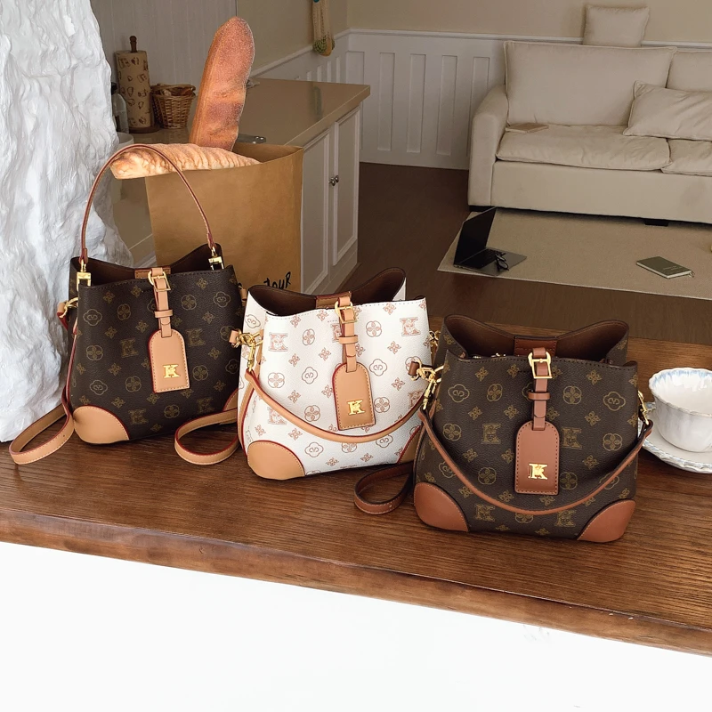 

Женская роскошная кожаная сумка на плечо, элегантная сумка через плечо, классическая дизайнерская сумка-тоут, винтажный модный стиль