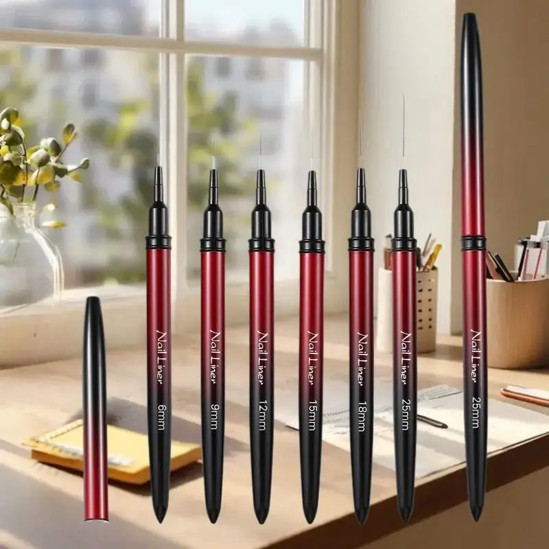 

1 шт., кисть для дизайна ногтей, гель-лак для ногтей, рисунок, дизайн, кисть, ручка для маникюрного салона, маникюрный инструмент, аппликатор с тонким кончиком