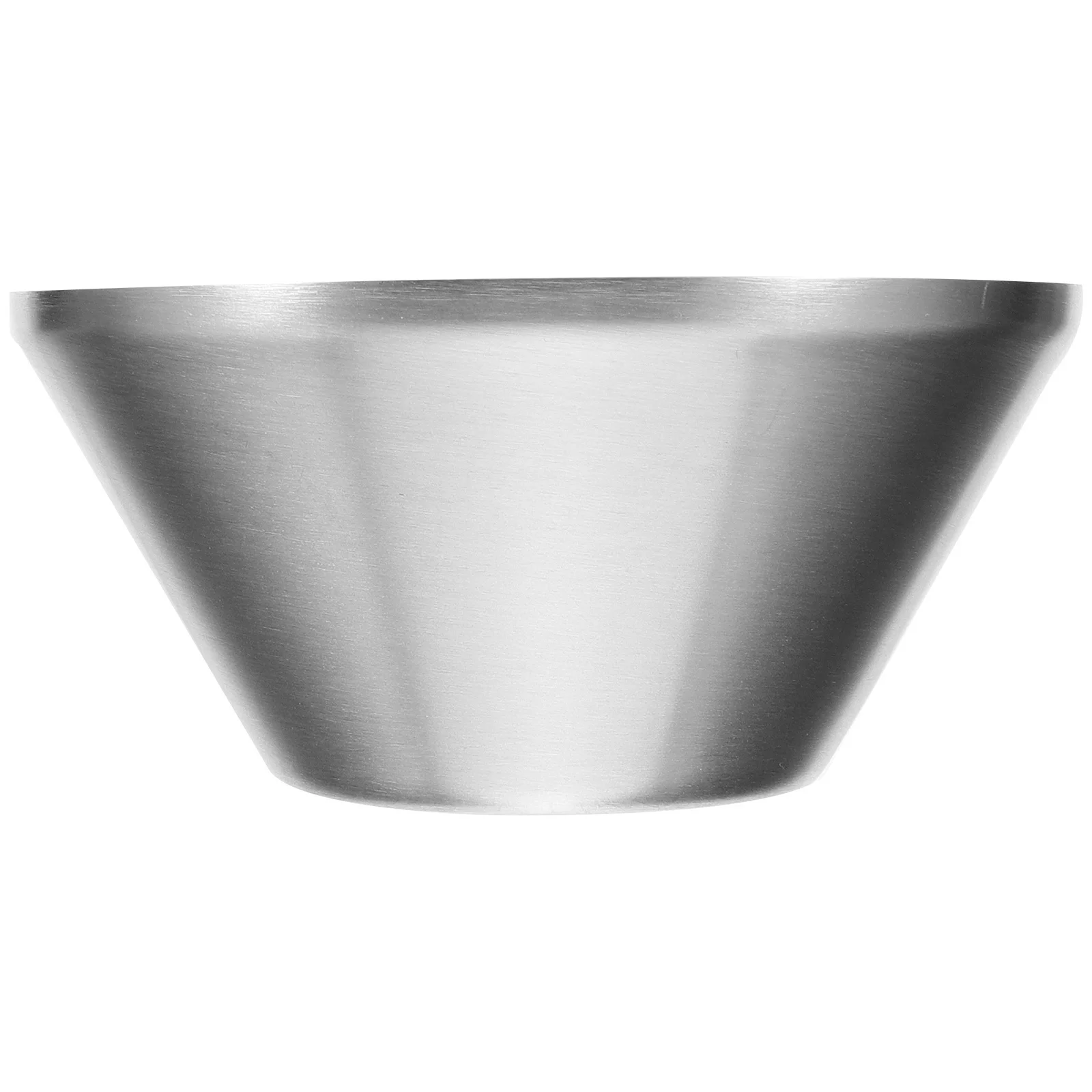 Cuenco de afeitar grande de acero inoxidable, Base estable, superficie lisa segura, perfecto para hombres, suministros de afeitado, taza de afeitar para el hogar reutilizable