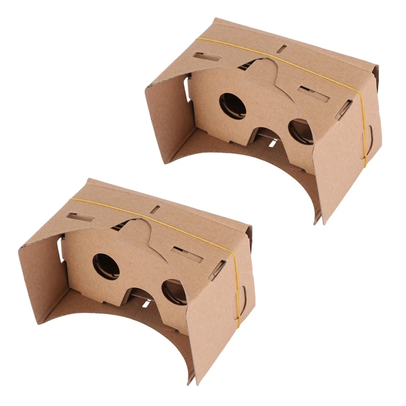 Gafas de realidad Virtual 3D VR, tablero duro para cartón Google, bricolaje, 2x6 pulgadas