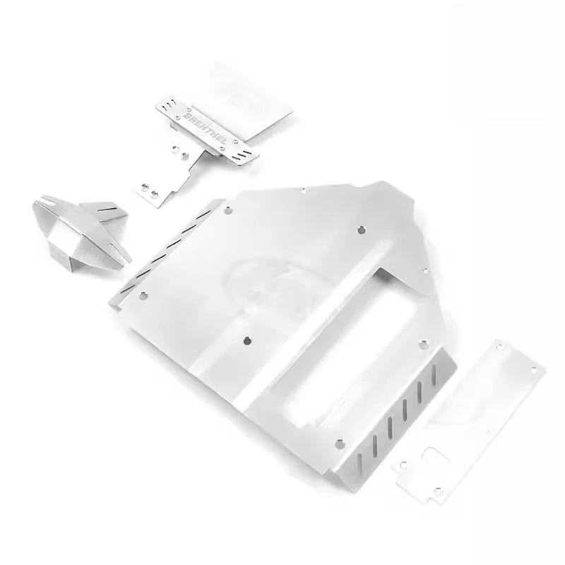 Kompatibel mit LOSI SUPER BAJA REY 2.0 im Maßstab 1:6. Chassispanzerung/Schutzplatte/Stoßstangenschutz aus Edelstahl.