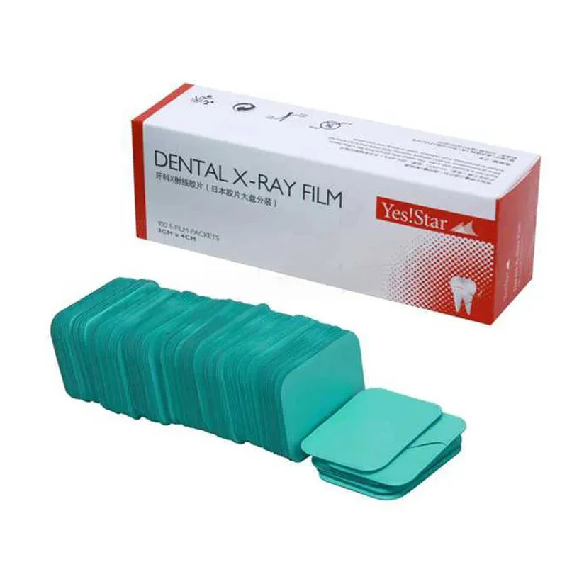 100Pcs/box Dentistry Digital Cameras Intraoral Imaging System HD Image Films Dentistry X-ray Film Radiovisiograph Dental Materia