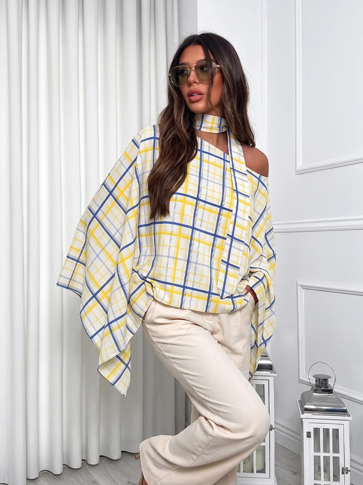 HH Atasan Wanita Vintage Motif - Blouse Off Shoulder ulasan dan harga