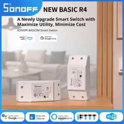 Sonoff Basic-R4 Mini Wifi Smart Switch aggiornato Basicr2 Magic Switch Mode supporto LAN Home Assistant Alexa Alice Ewelink Remote