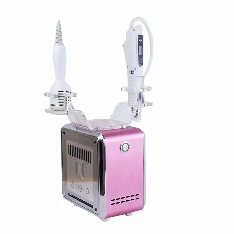 2in1 Non-invasive Microdermabrasion Hydrating Face Eye Wrinkle Removal Anti-Aging Beauty Machine with EMS Microcurrent Home Use