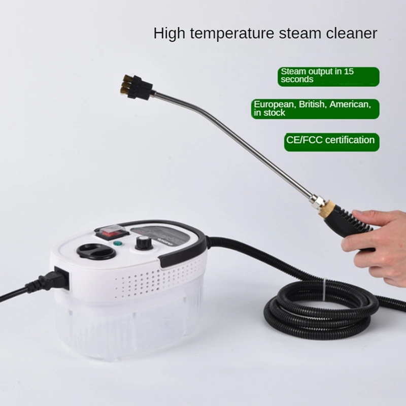 2500W Steam Cleaner Handheld High Temperature Steam Cleaner For Home Kitchen Bathroom Car Cleaning EU Plug