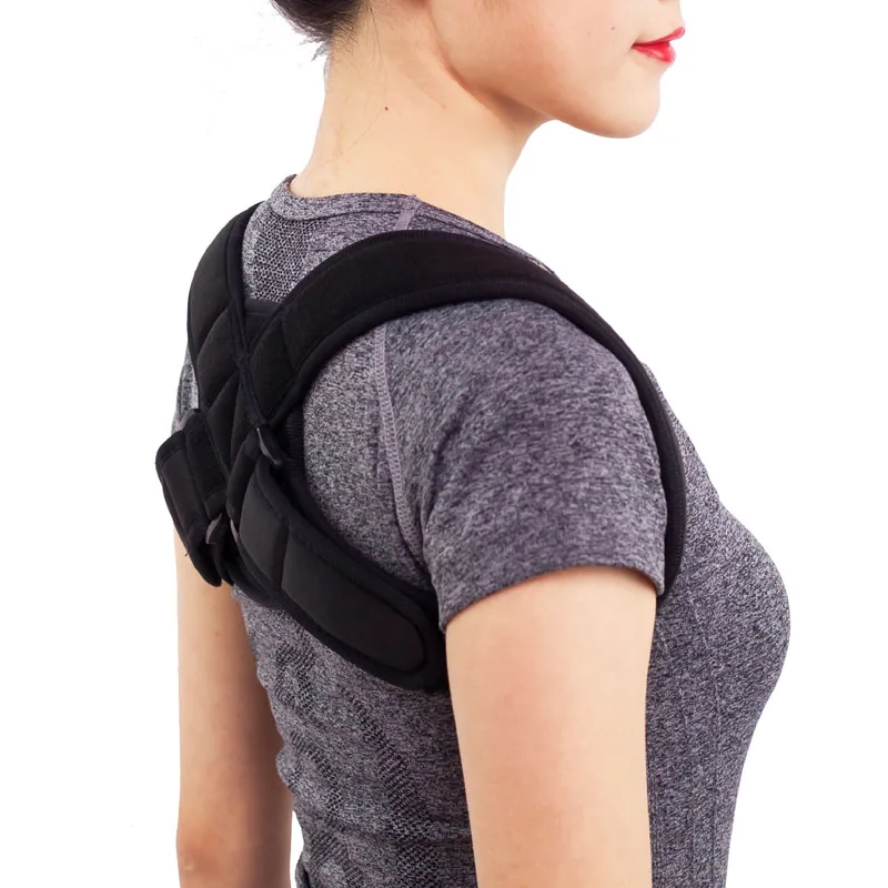 Adjustable Back Clavicle Support Back Brace for Neck Back Shoulder Reshape Body-Posture Corrector Unisex