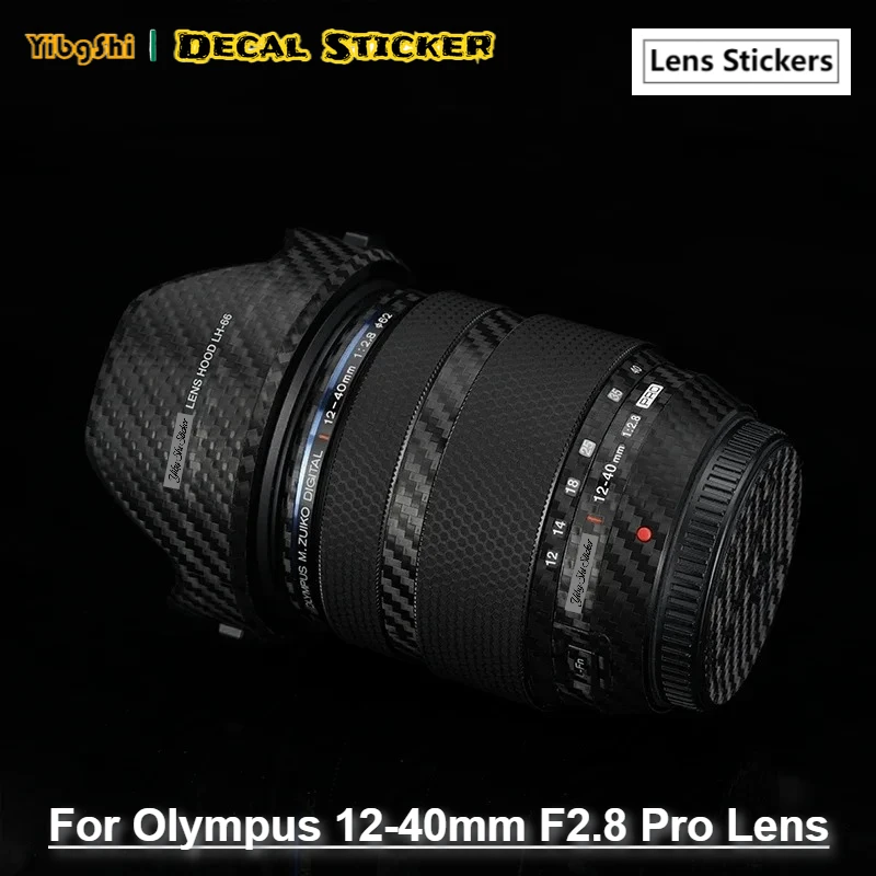 Para Olympus 12-40mm F2.8 PRO calcomanía piel vinilo envoltura película lente de cámara pegatina protectora abrigo M.ZUIKO DIGITAL ED 12-40 2,8 F/2,8