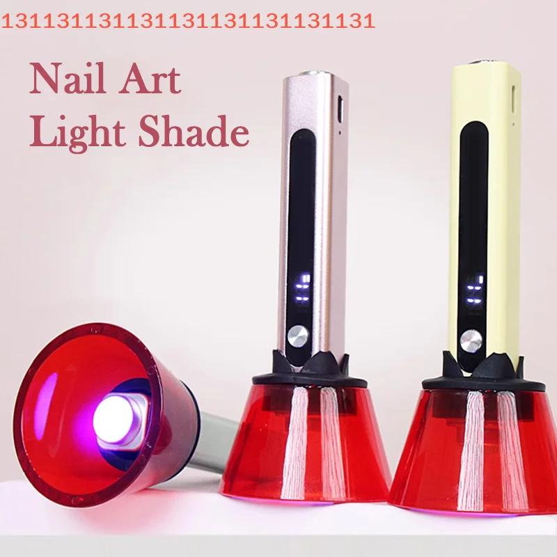 Dispositivo acrílico do salão de beleza do prego com defletor de bloqueio de luz lâmpada uv óculos protetores anti-luz azul para unhas em forma reta