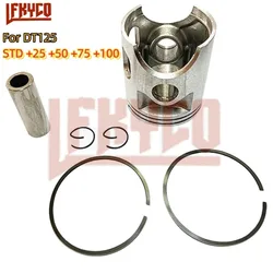 Motorcycle Engine Parts Piston Ring Kit Pin 16mm 56mm 56.25mm 56.50mm 56.75mm 57mm for Yamaha DT125 DT 125 DT125R DT125X DT125RE