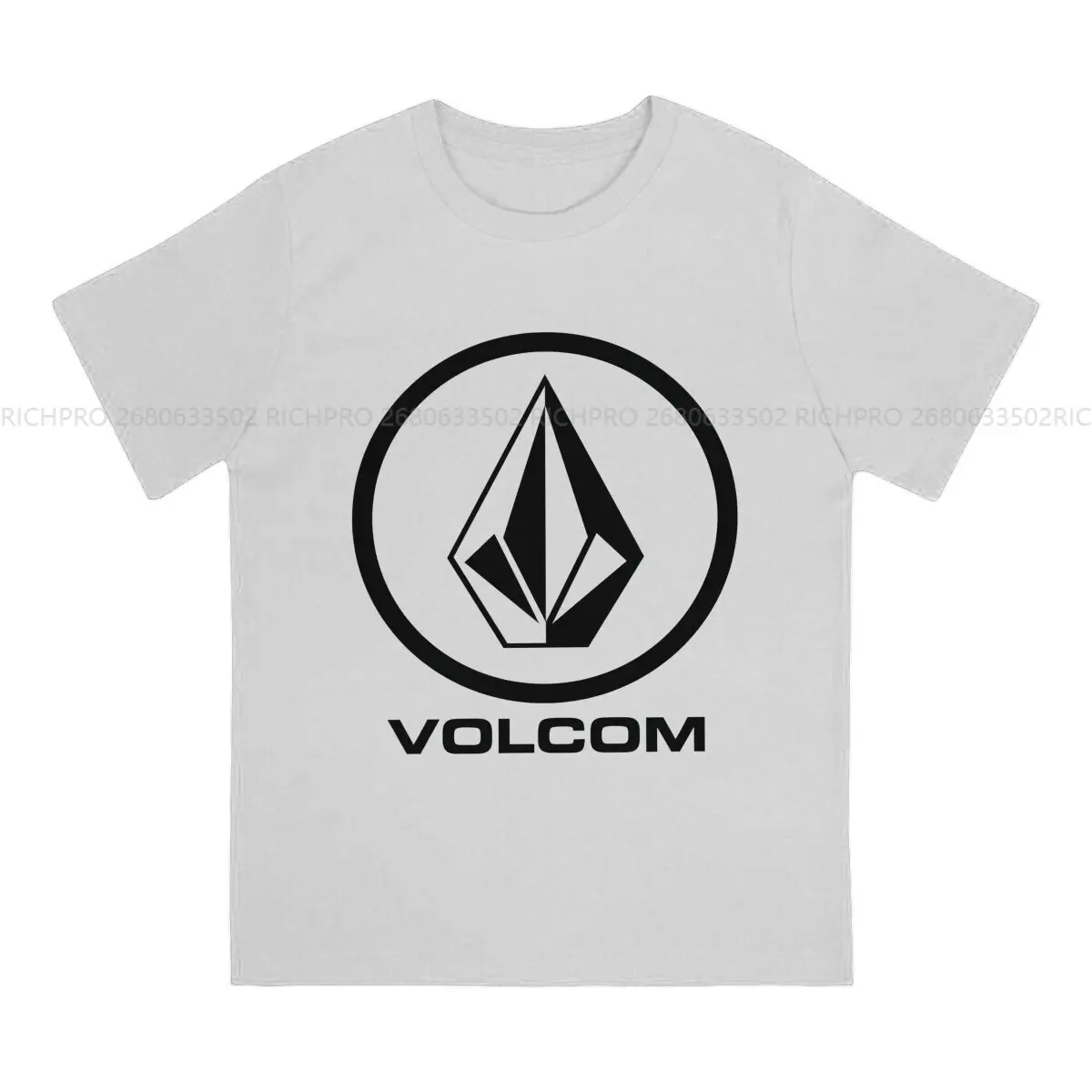 V-Volcoms Newest TShirt for Men Novelty Round Neck Polyester T Shirt Hip Hop Gift Clothes OutdoorWear