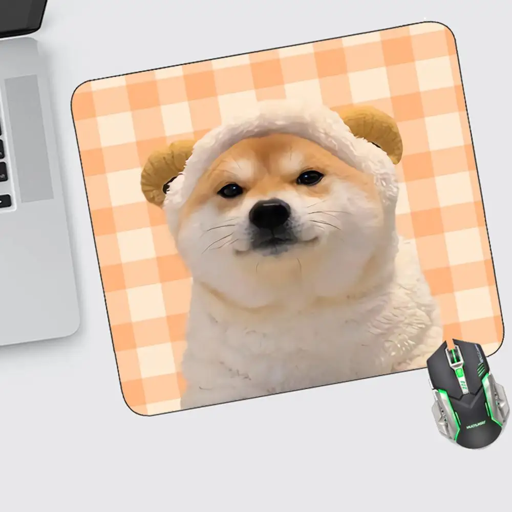 

Kawaii Shiba Inu Mouse Pad Small Gaming Accessories Keyboard Computer Offices Desk Mat Pc Gamer Non-slip Rubber Mousepad